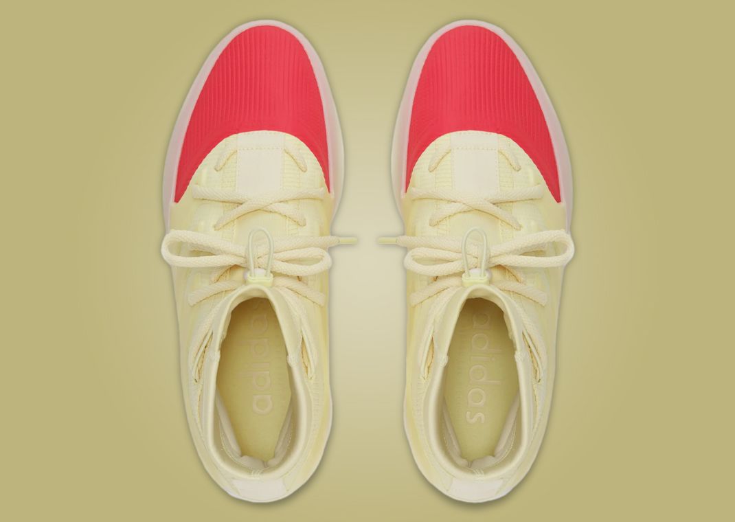 adidas Fear of God 1 Desert Yellow Indiana Red Top