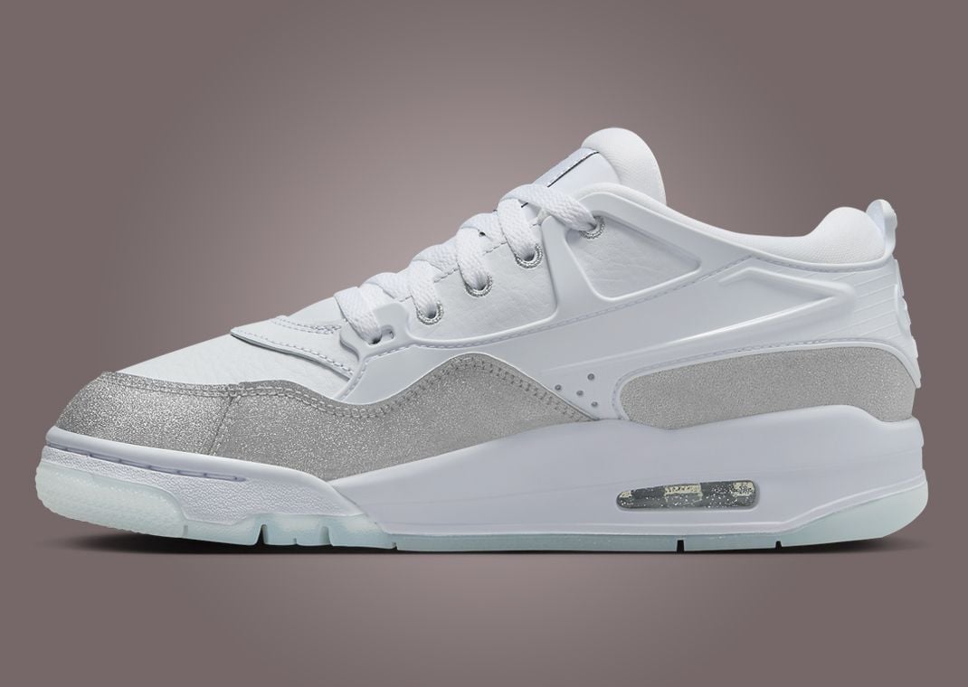 The Air Jordan 4 RM White Silver Glitter Releases September 2024