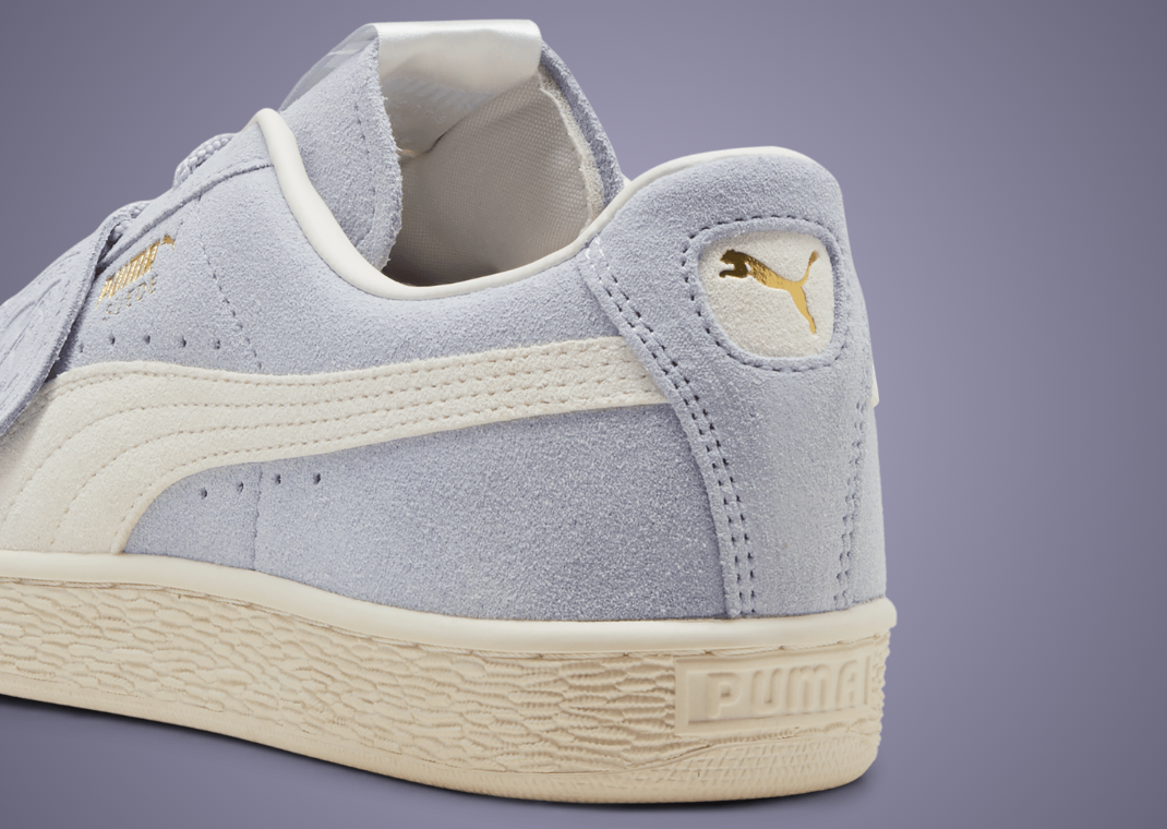Puma Suede Charles F. Stead Mountain Blue - Heel Angle