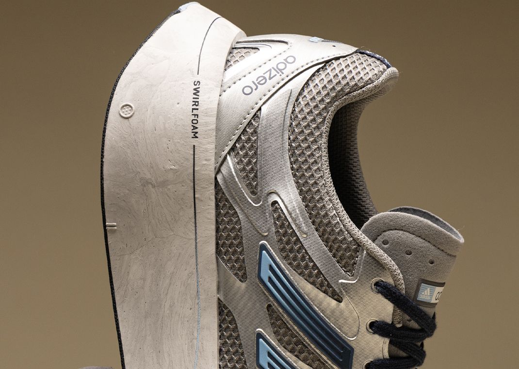 adidas Adizero Aruku Grey Navy Blue Detail