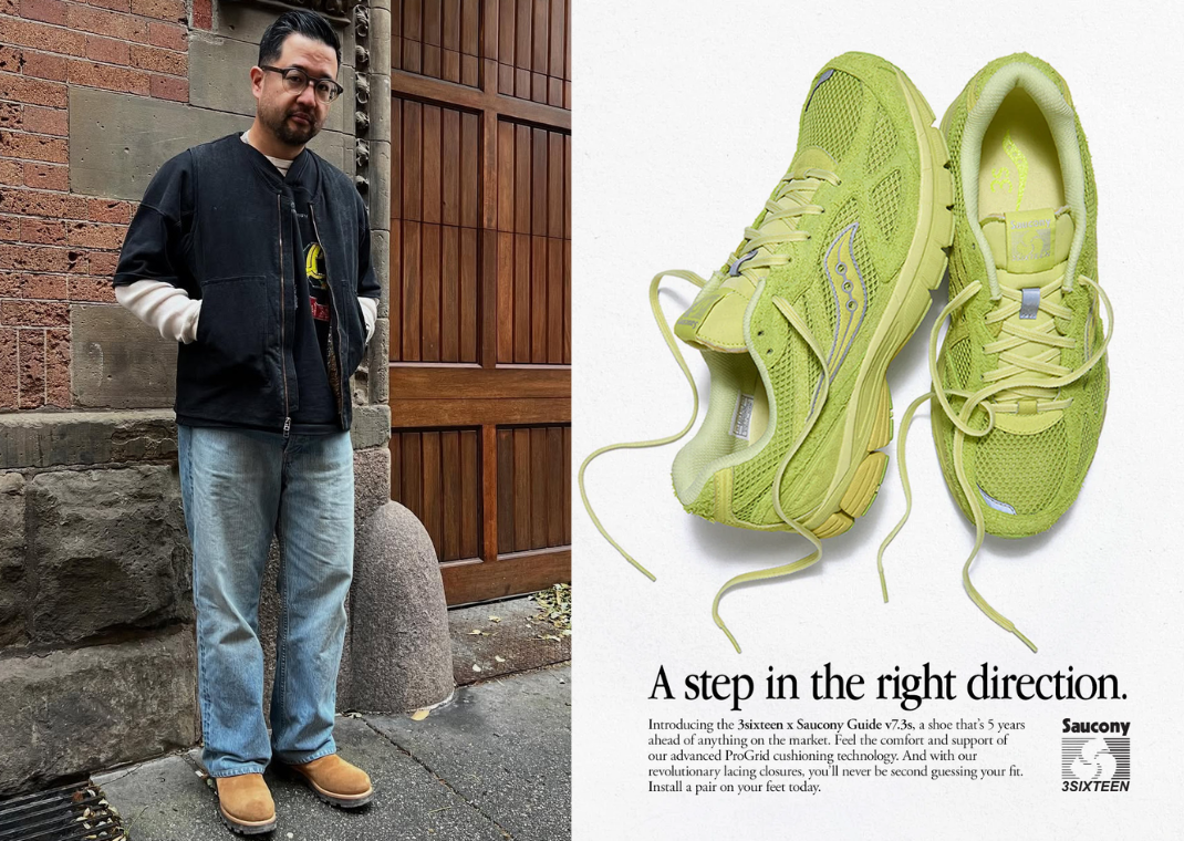 Andrew Chen and the 3sixteen x Saucony Guide v7.3s