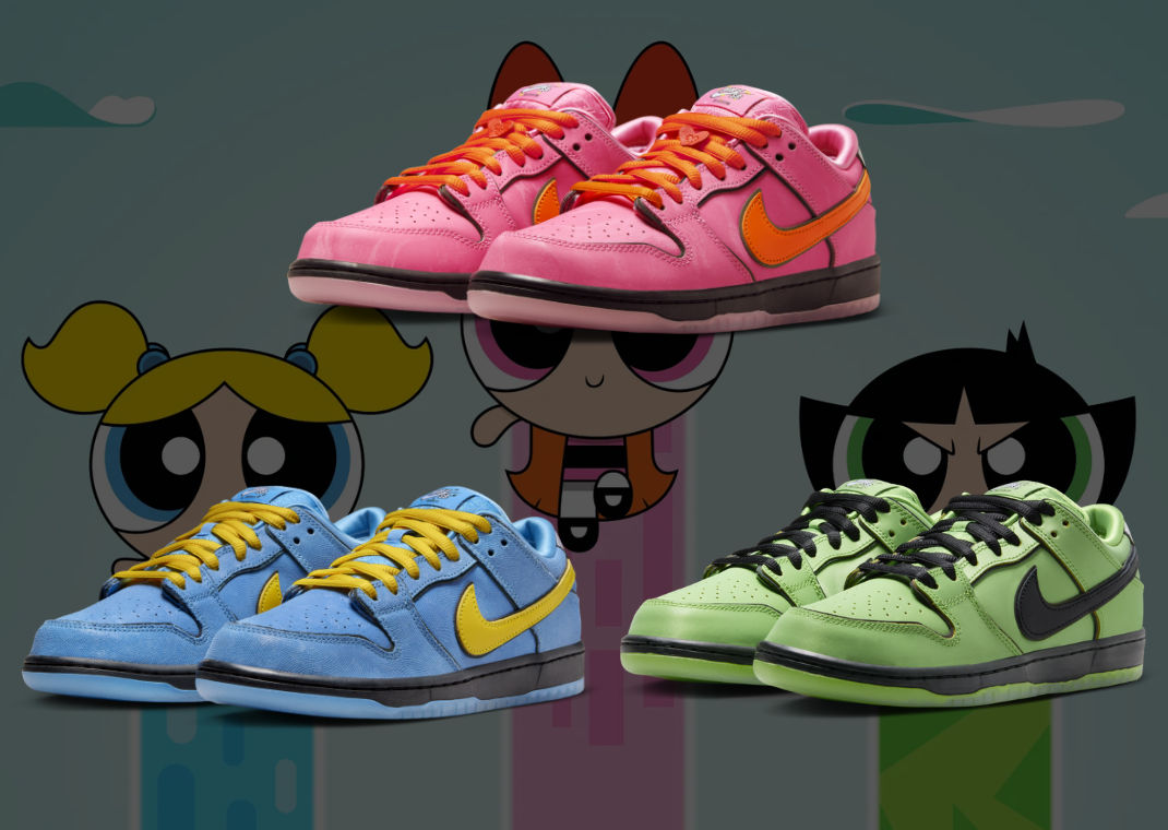 The Powerpuff Girls x Nike SB Dunk Low Pack