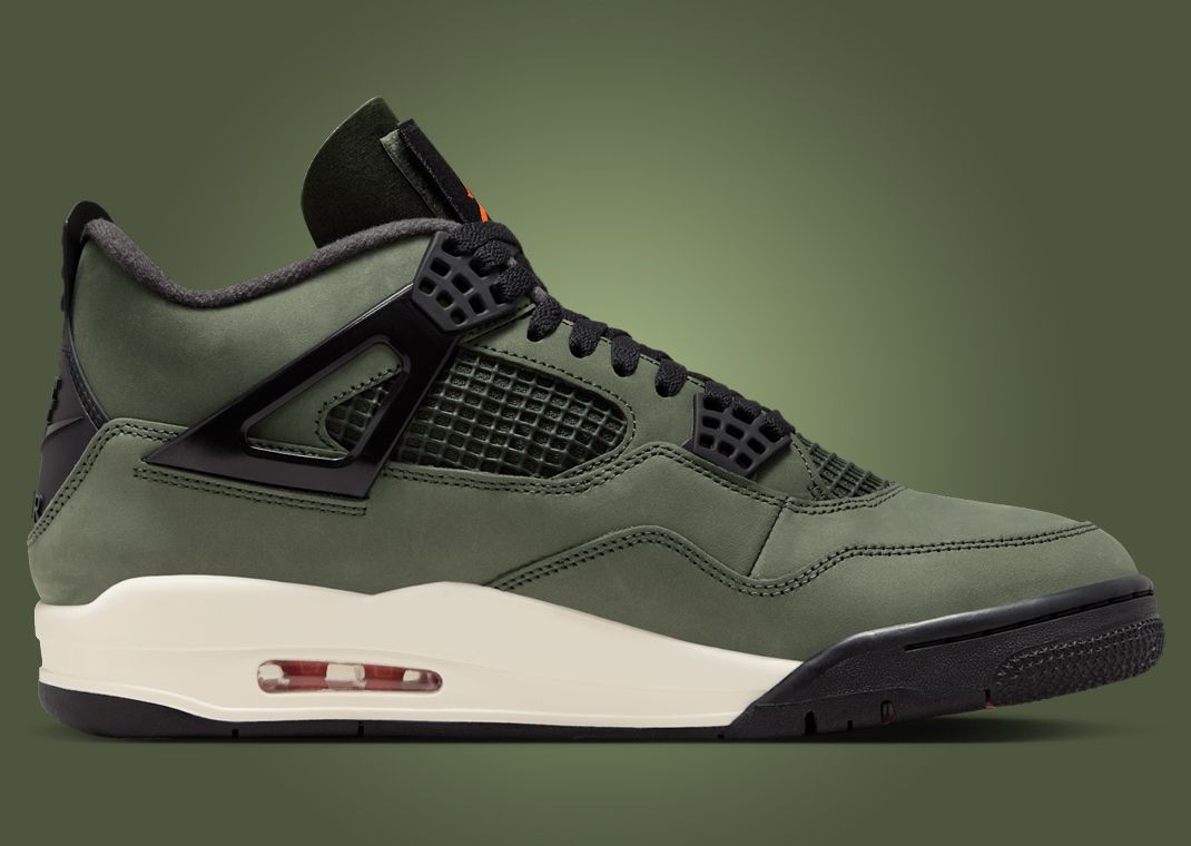 NIKE AIR JORDAN 4 UNDEFEATED オリーブ 27.5 Undefeated × Nike Air Jordan 4 RETRO 