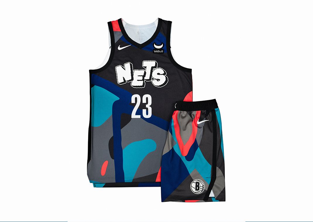 KAWS x Brooklyn Nets 2023-2024 City Edition Uniforms
