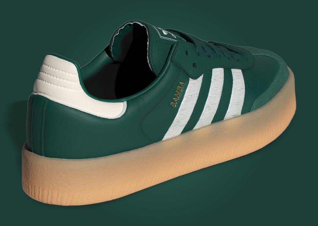 adidas Sambae Collegiate Green (W) Heel Angle