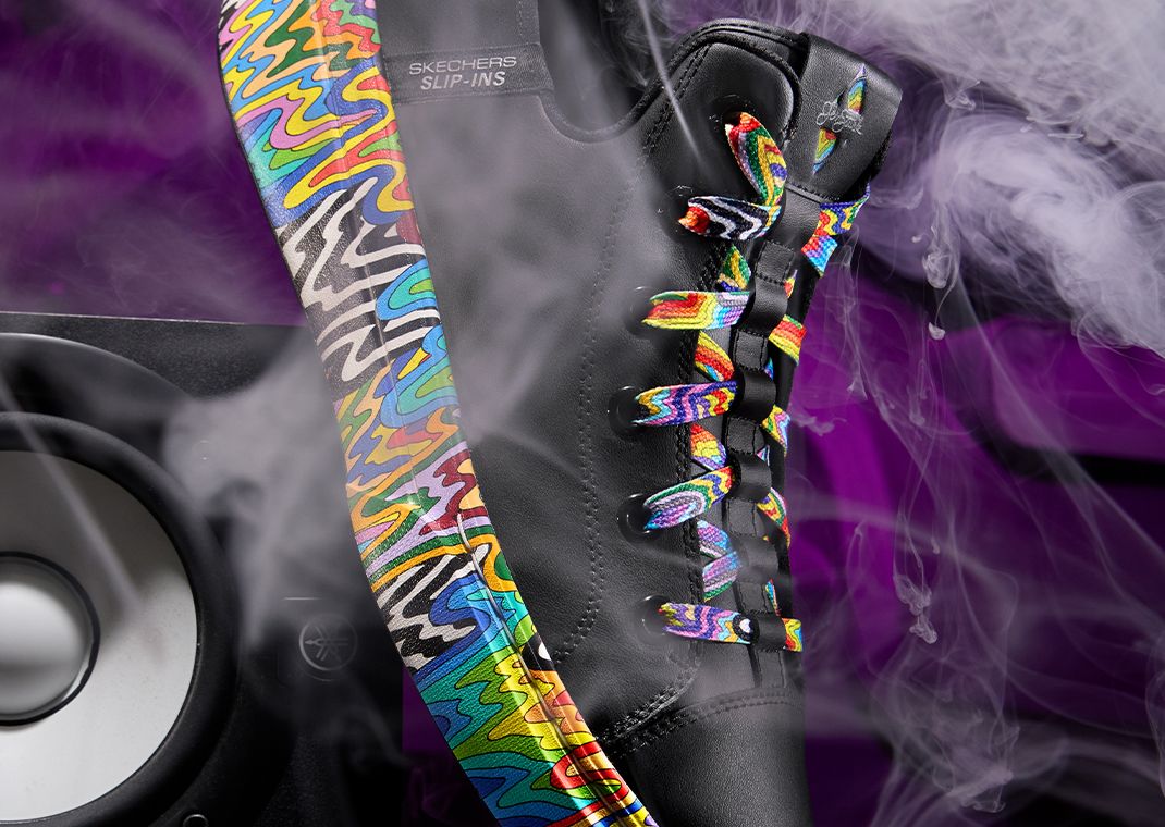 Snoop Dogg x Jen Stark x Skechers Snoop One Black Detail