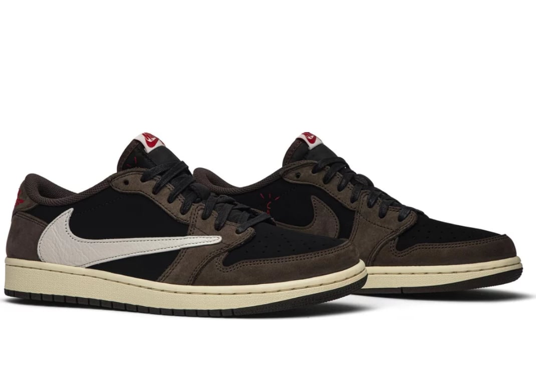 Travis Scott x Air Jordan 1 Retro Low OG "Mocha" (Image via