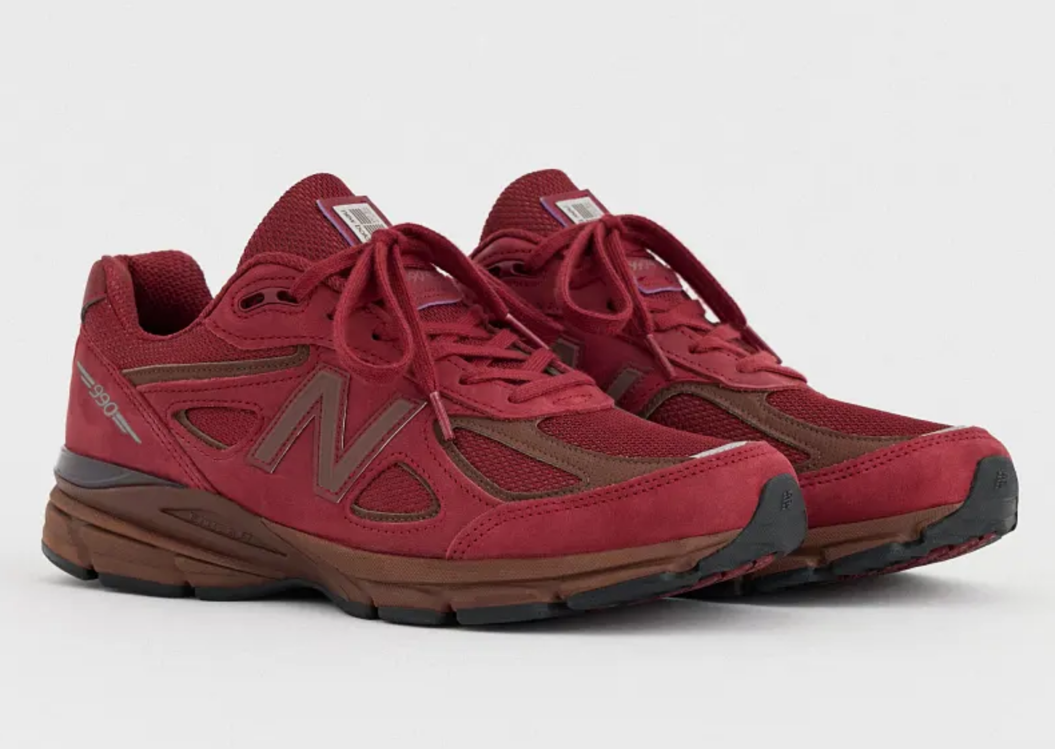 New Balance 990v4 Made in USA Monarch Burgundy