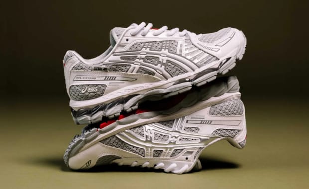 UP THERE and Asics Connect for a Glacier Grey Gel-Kayano 12.1 Sequel 