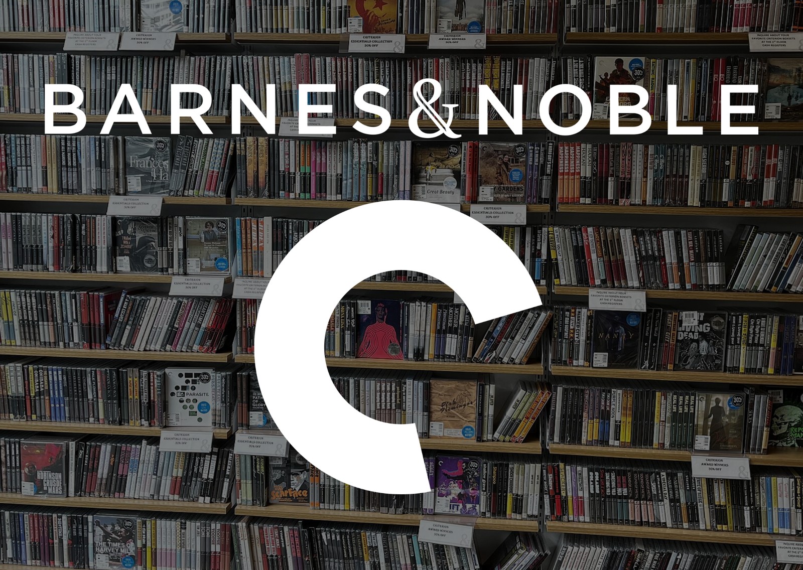 Barnes & Noble Criterion 50% Off Sale