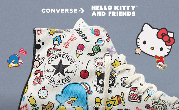 キティ   コレクション Converse is Here to Satisfy Your Sanrio Obsession with a Hello