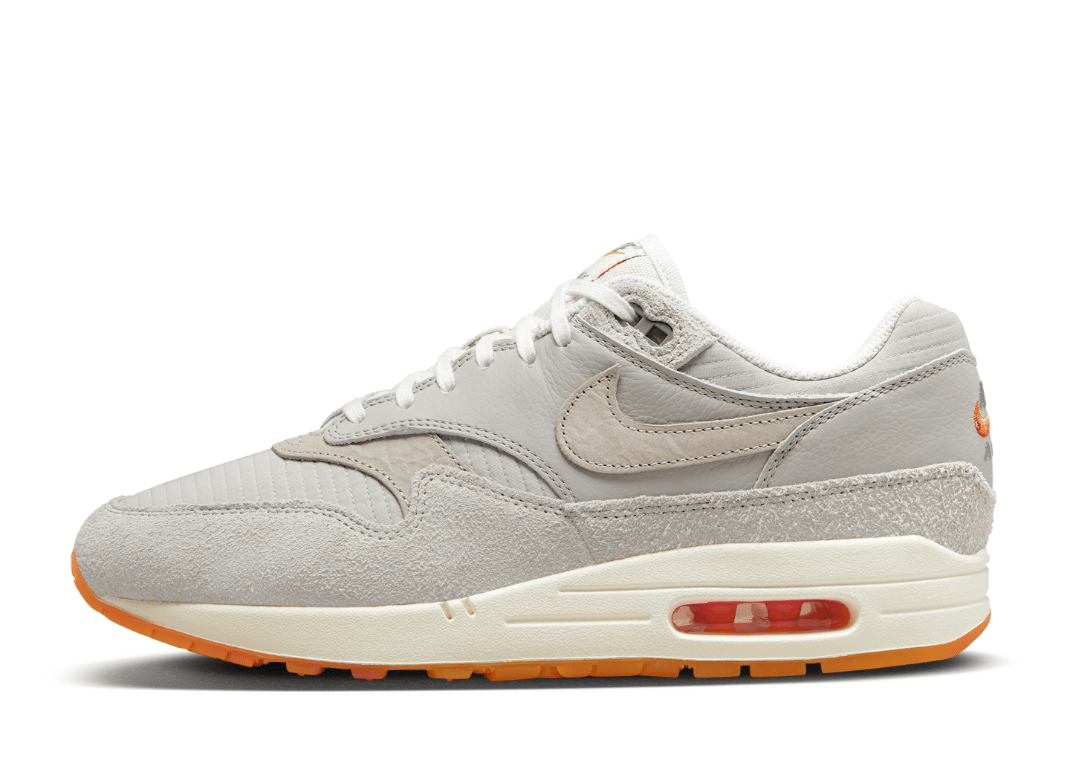 Nike Air Max 1 Premium Light Iron Ore Total Orange