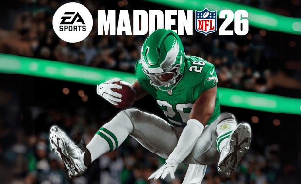 Saquon Barkley’s Viral Reverse Hurdle in LeBron 4 Cleats Graces The Cover of Madden 26