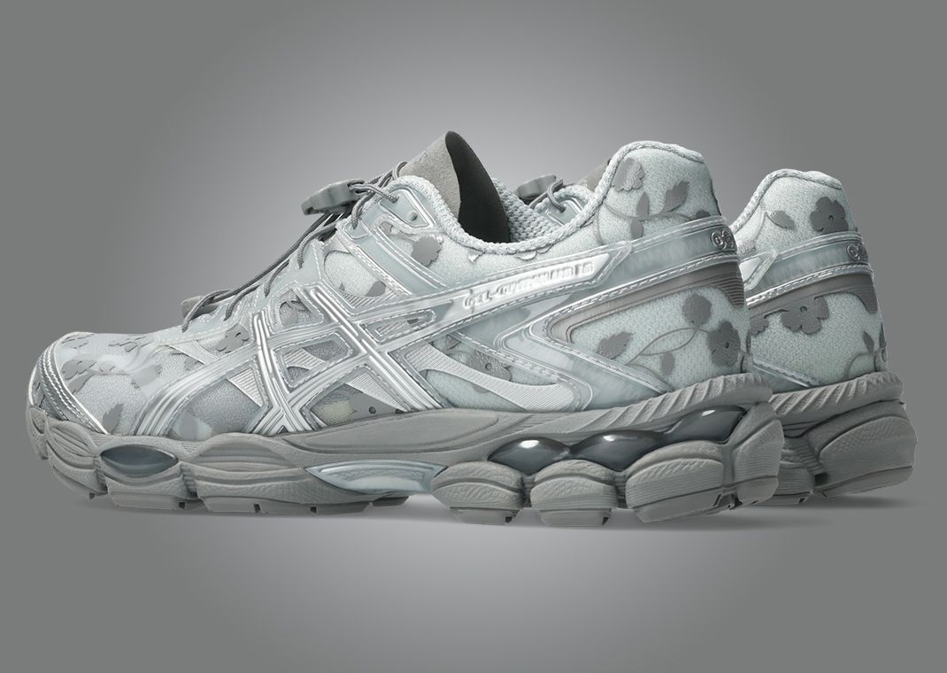 Cecilie Bahnsen x Asics Gel-Cumulus 16 Silver Heel Angle