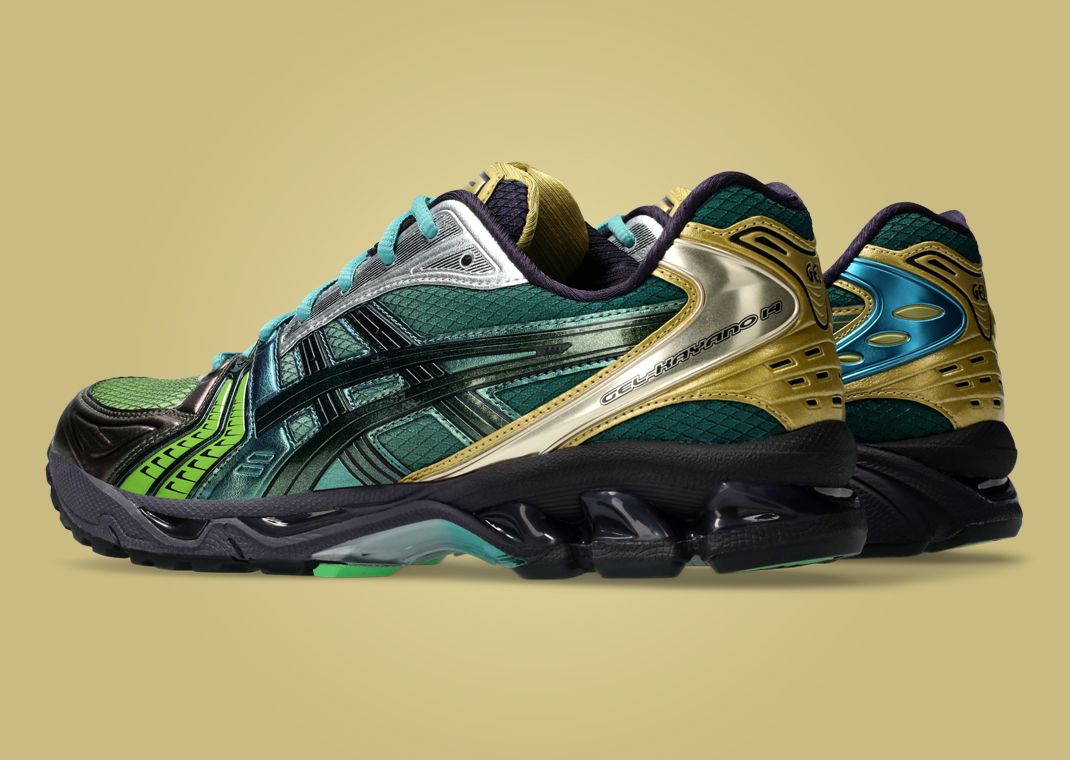 P. Andrade x Asics Gel-Kayano 14 Heel Angle