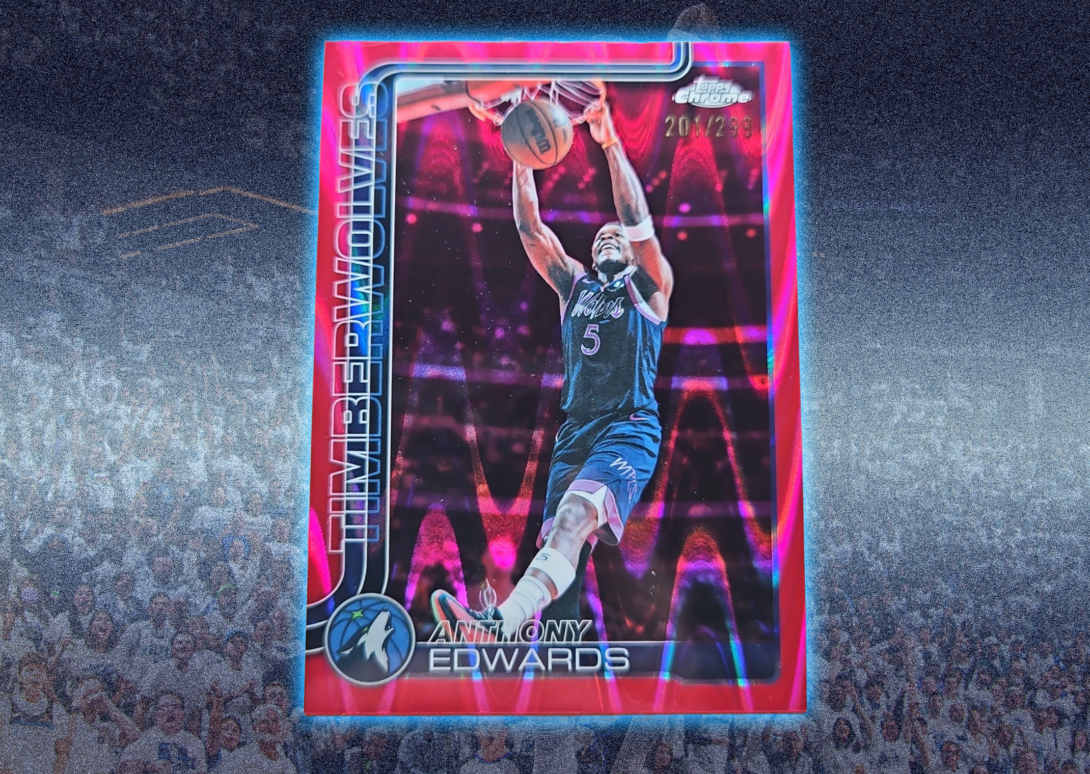 2025-26 Topps Chrome Update Pink Raywave Refractor #151 (numbered to 299)