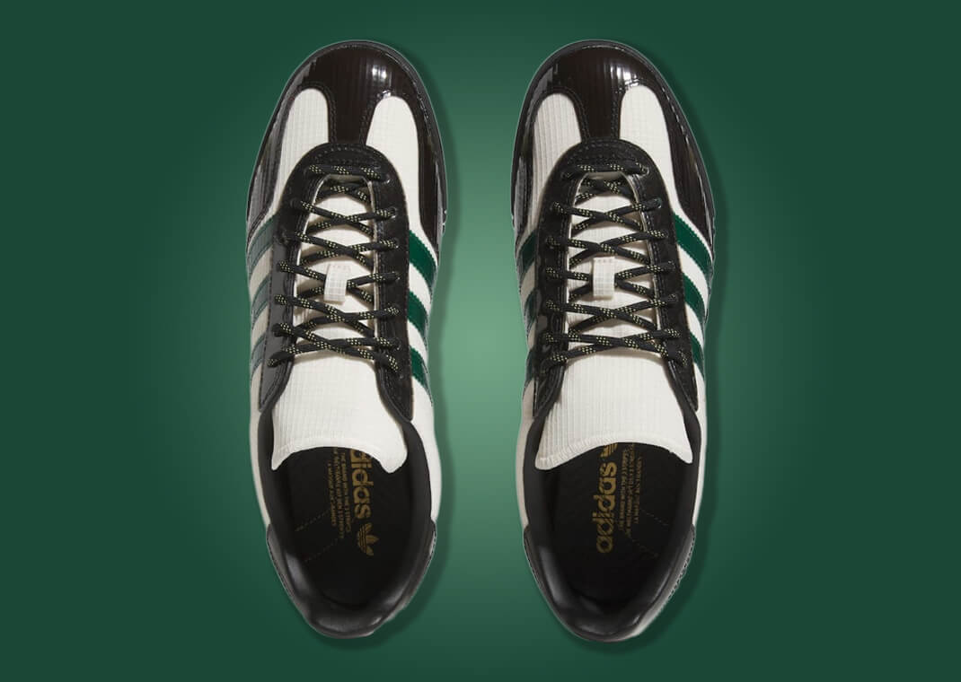 The Blondey McCoy x adidas A.B. Gazelle Indoor White Green