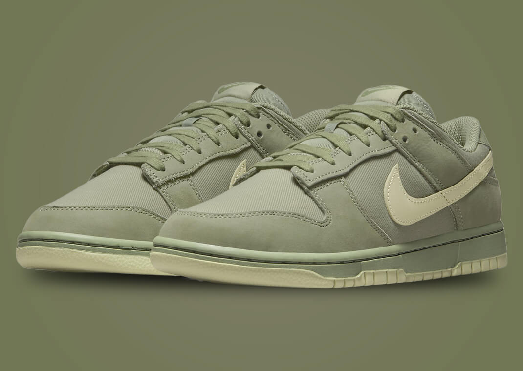 Nike Dunk Low Premium Oil Green Olive Aura