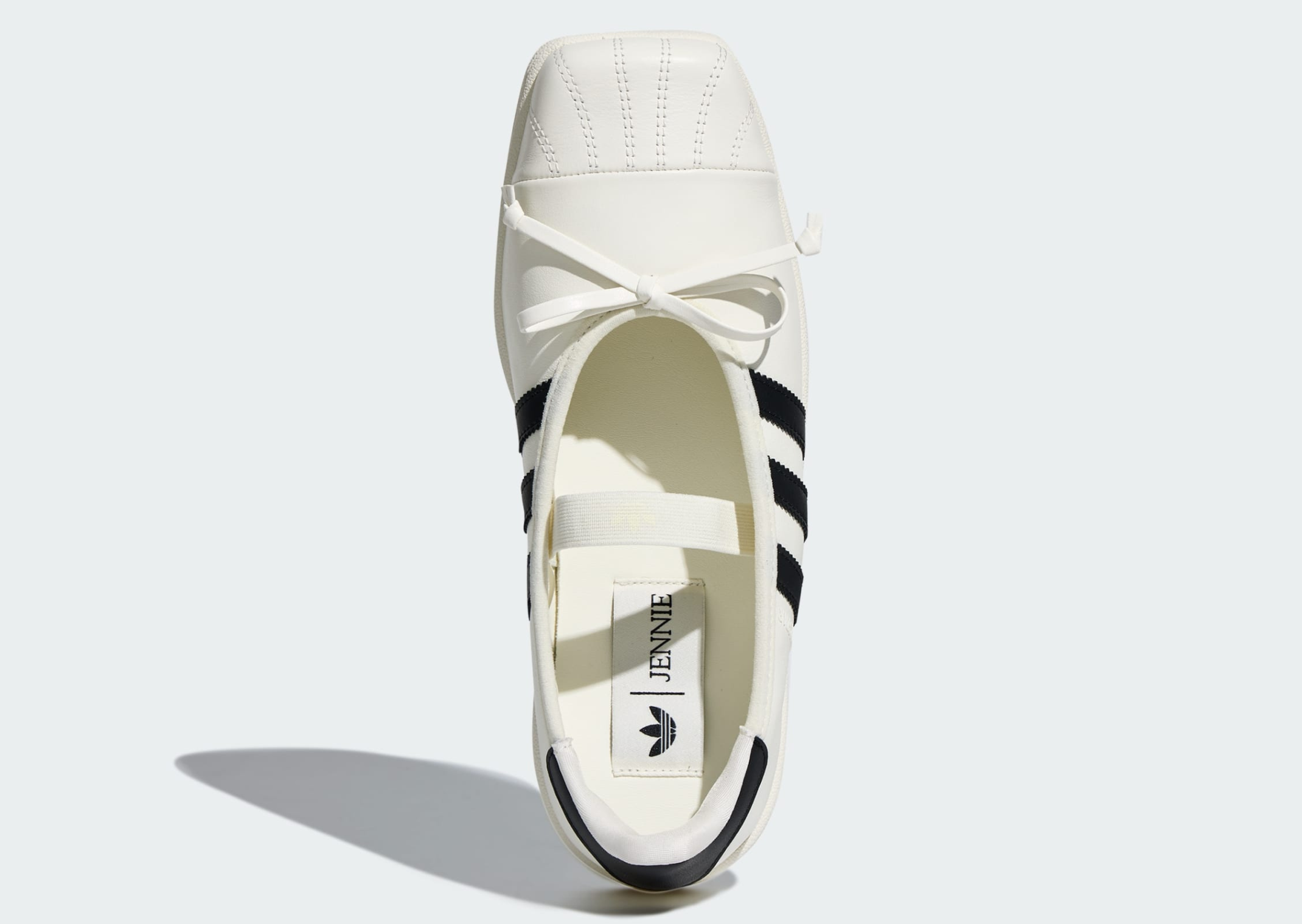 JENNIE x adidas Superstar Square Toe Ballet White Top