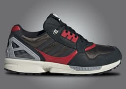 Mercedes AMG x adidas ZX8500 Black Red Lateral