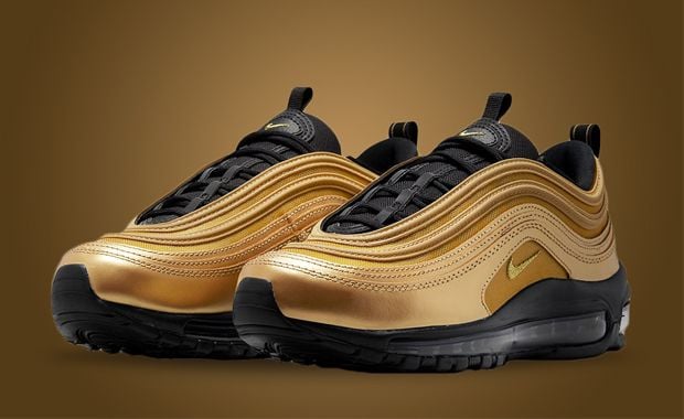 Nike air max with gold best sale