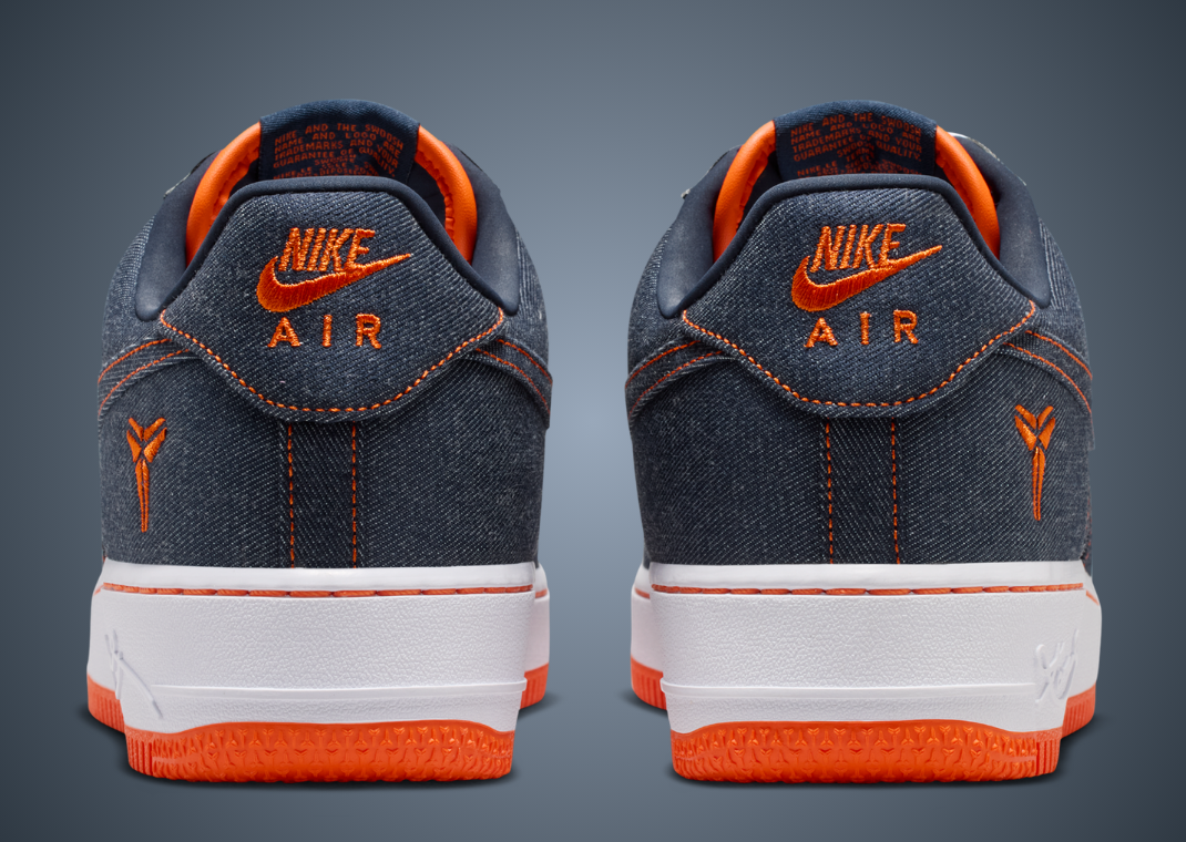 Nike Kobe Air Force 1 Low Protro Denim - Back