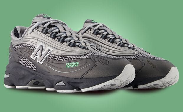 Lime Leaf Accents Freshen Up the New Balance 1000