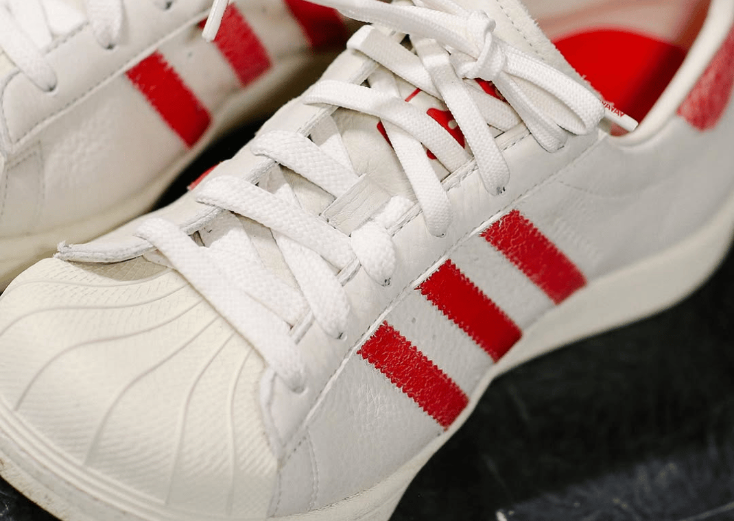 AVAVAV x adidas Modified Superstar Cream Red