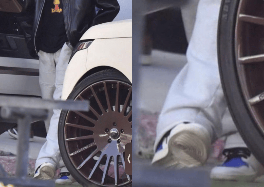 fragment design x Travis Scott x Air Jordan 1 Retro High OG Sample (Image via