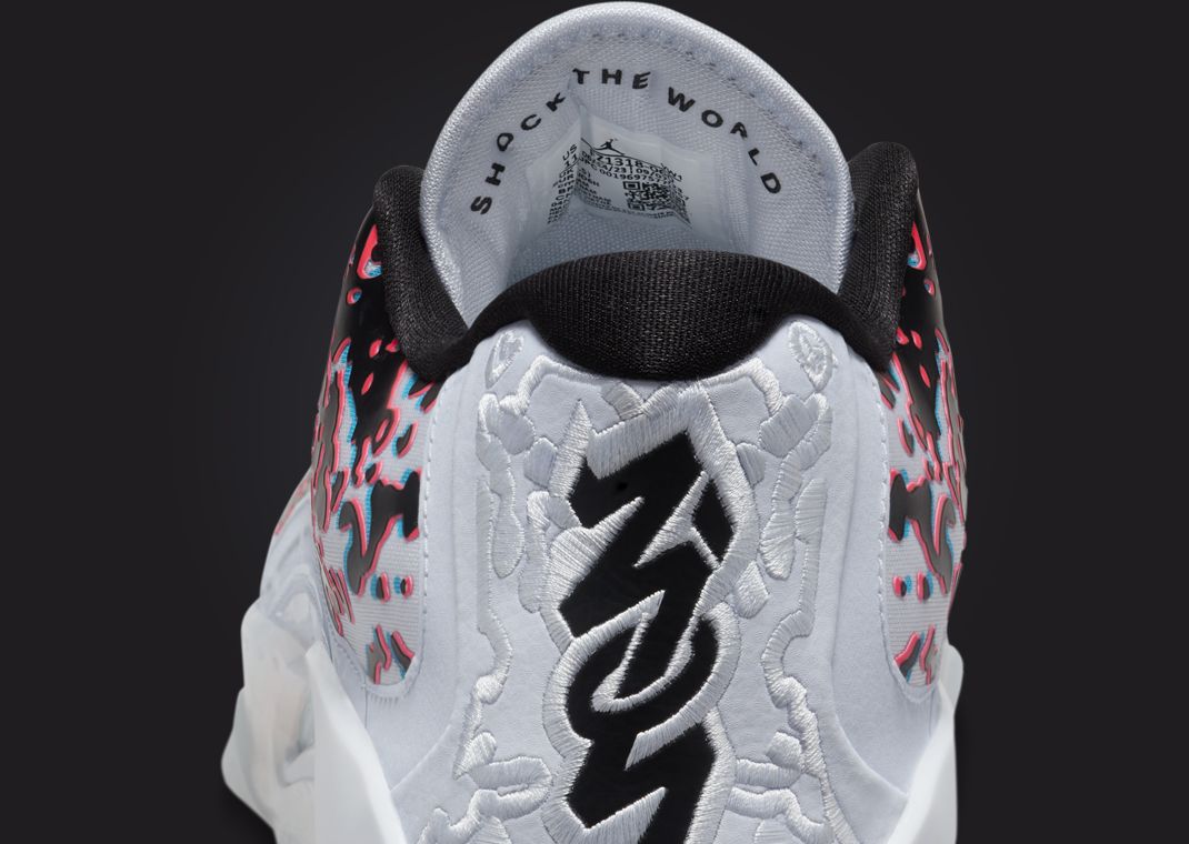 Jordan Zion 3 NRG 3D Heel Detail