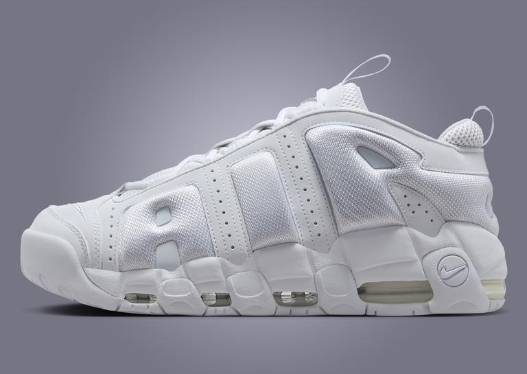 Nike Air More Uptempo Low White Lateral