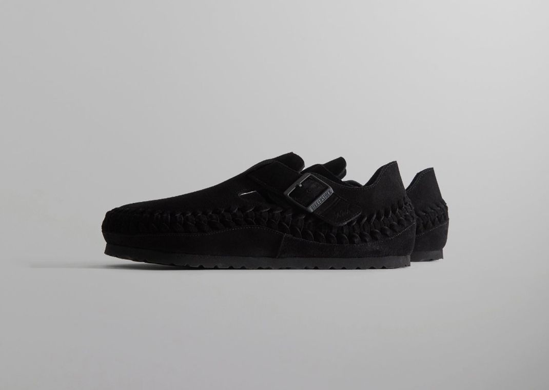 Kith x Birkenstock Braided London Black Lateral