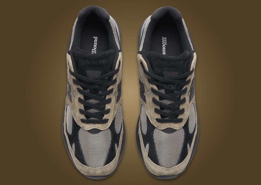 JJJJound x New Balance 993 Made in USA Military Urban Grey Black Top