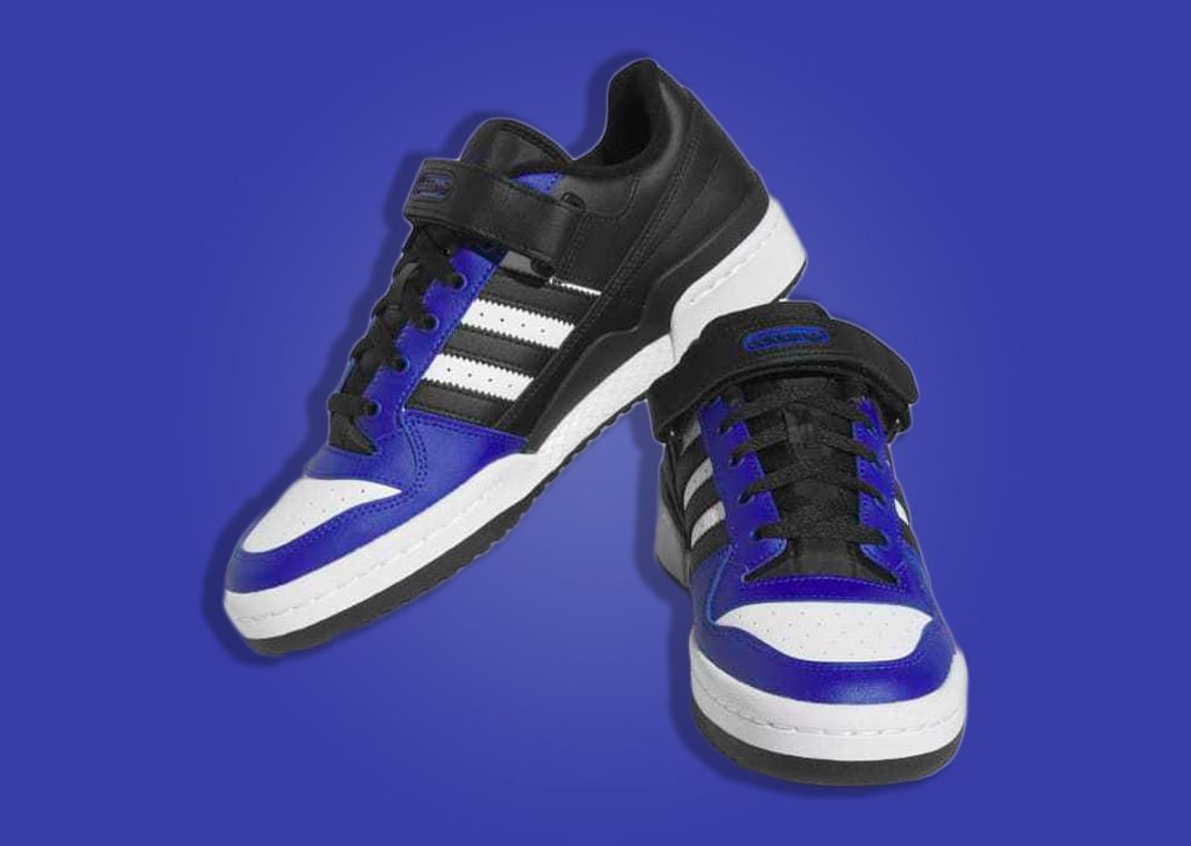 adidas Forum Low Blue Toe