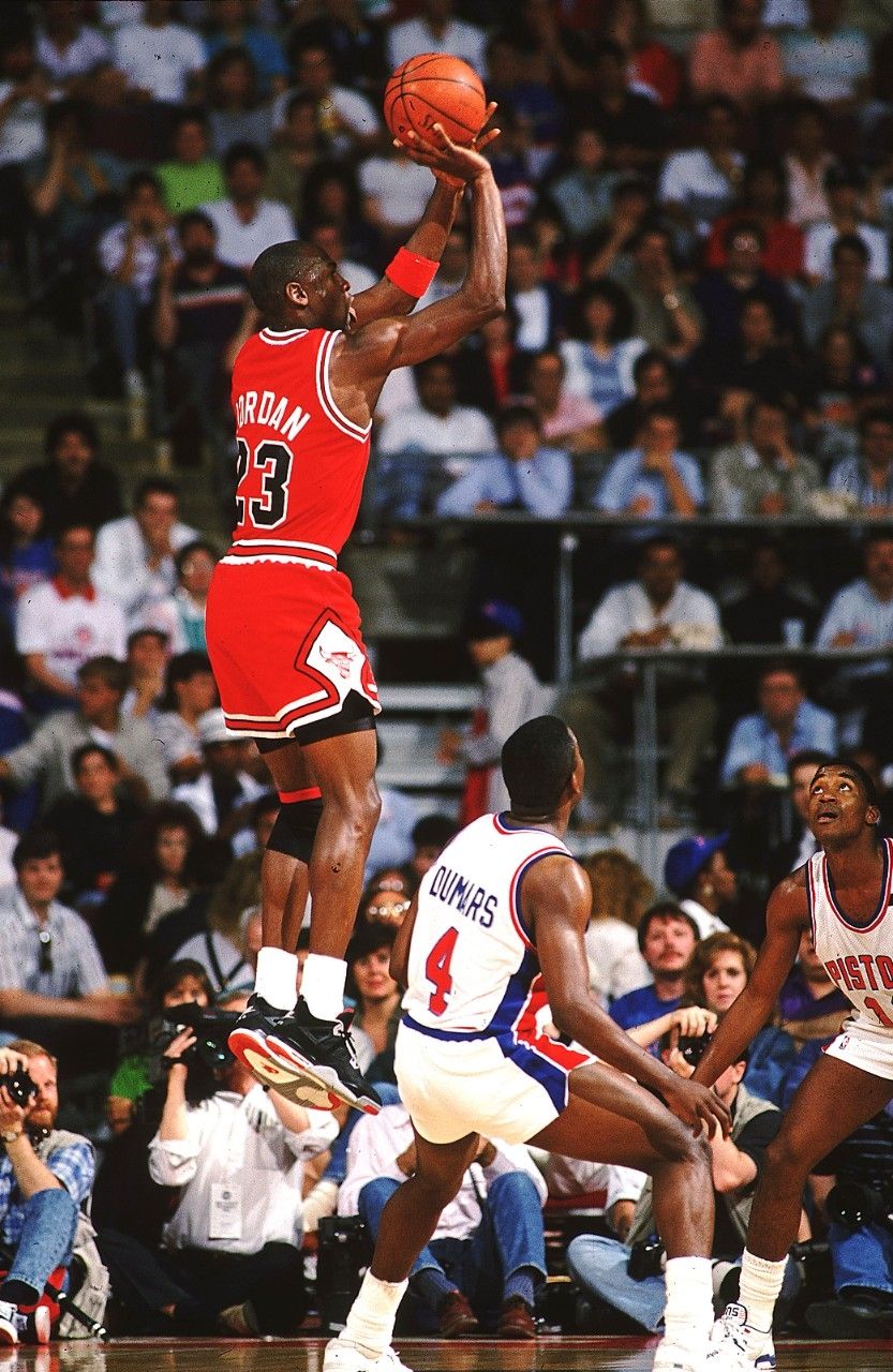 Michael Jordan Air Jordan 4 Playoffs in 1988-89