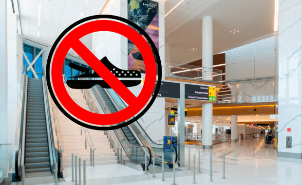Are Crocs Banned From Airports?