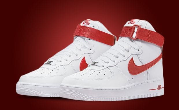 Gym Red Accents Fire Up This Nike Air Force 1 High