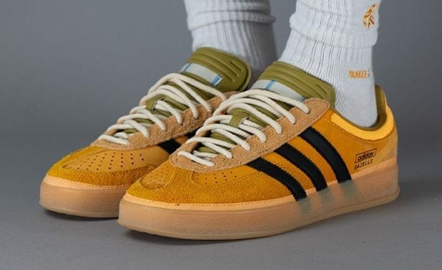 First Look at The Bad Bunny x adidas Gazelle Indoor Yellow Sample