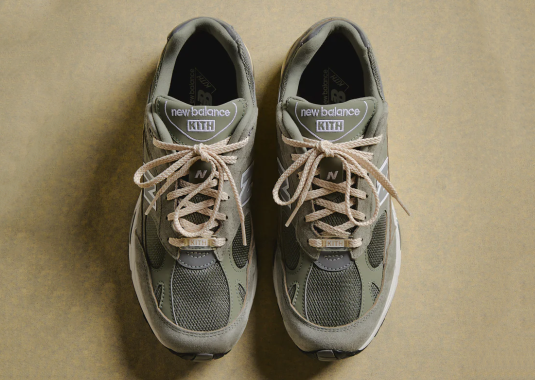 Kith x New Balance 991v1 Made in UK Vetiver Top