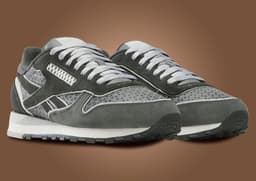 White Mountaineering x Reebok Classic Leather Grey Angle