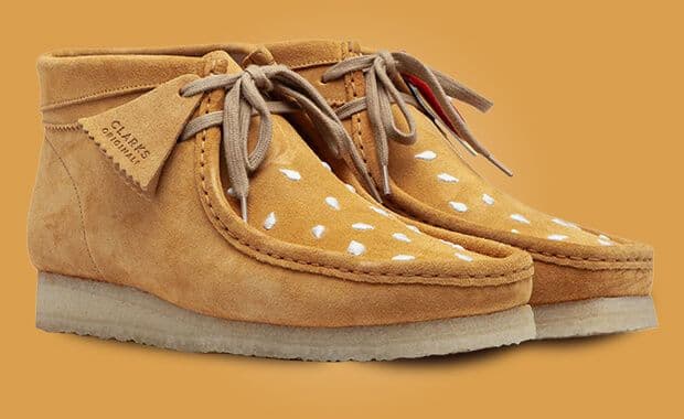 Vandy The Pink's Hamburger-Inspired Clarks Wallabee Releases October 2023