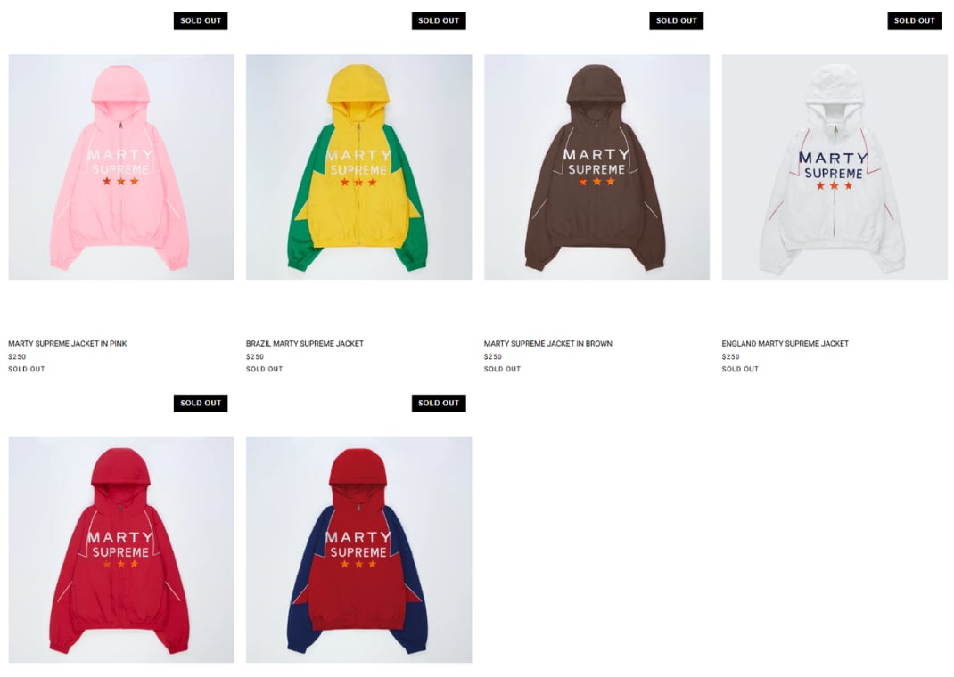 Marty Supreme Jackets