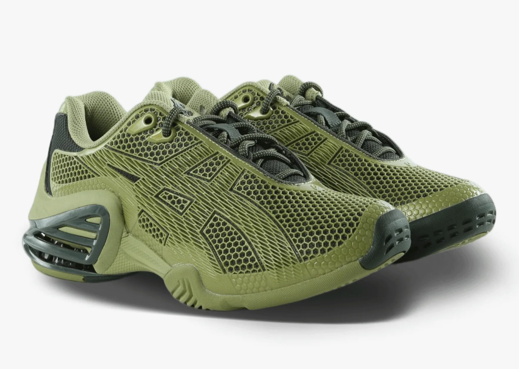 Kiko Kostadinov x Asics Novalis Gel-Teremoa II Mosstone - Angle