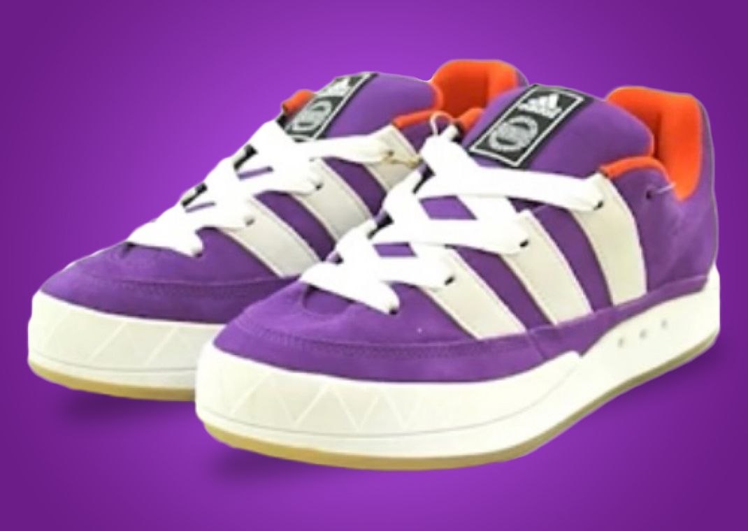 atmos x adidas Adimatic Purple White