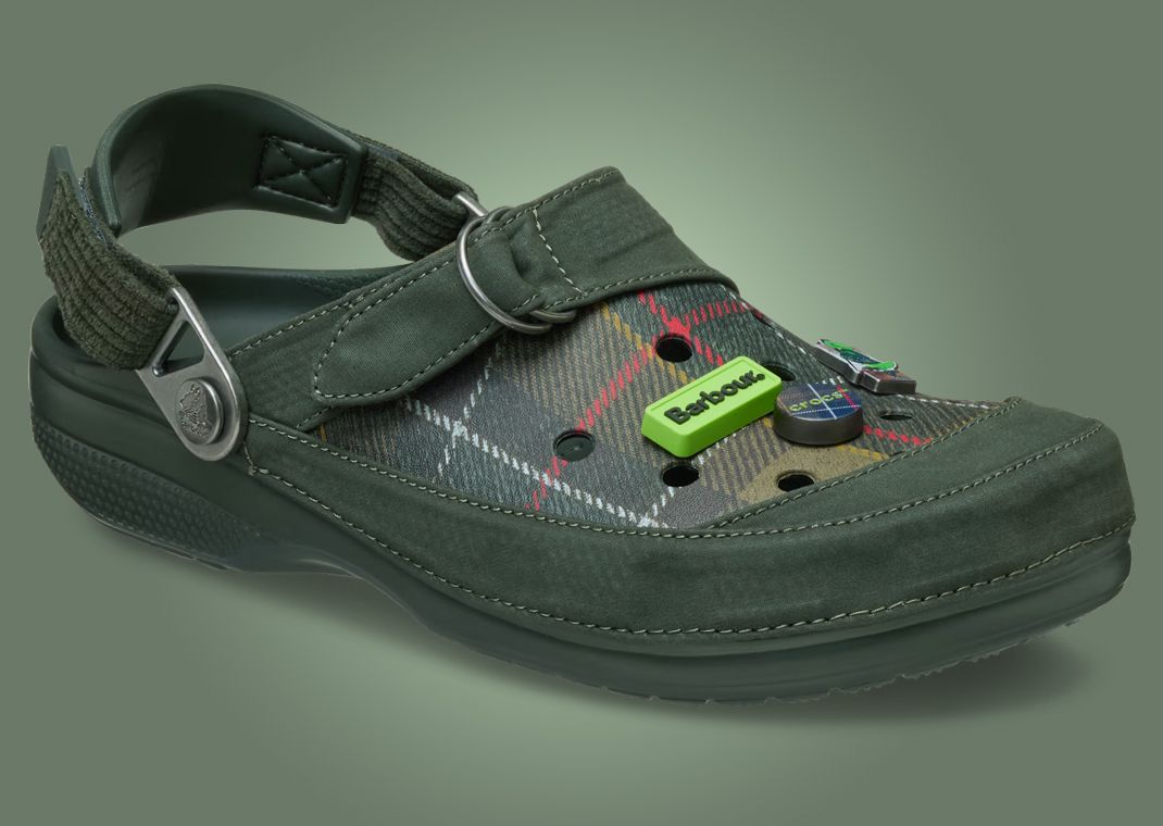 Barbour x Crocs Classic Clog Angle