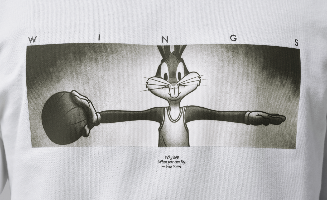Jordan Space Jam Bugs Bunny Wing T-Shirt