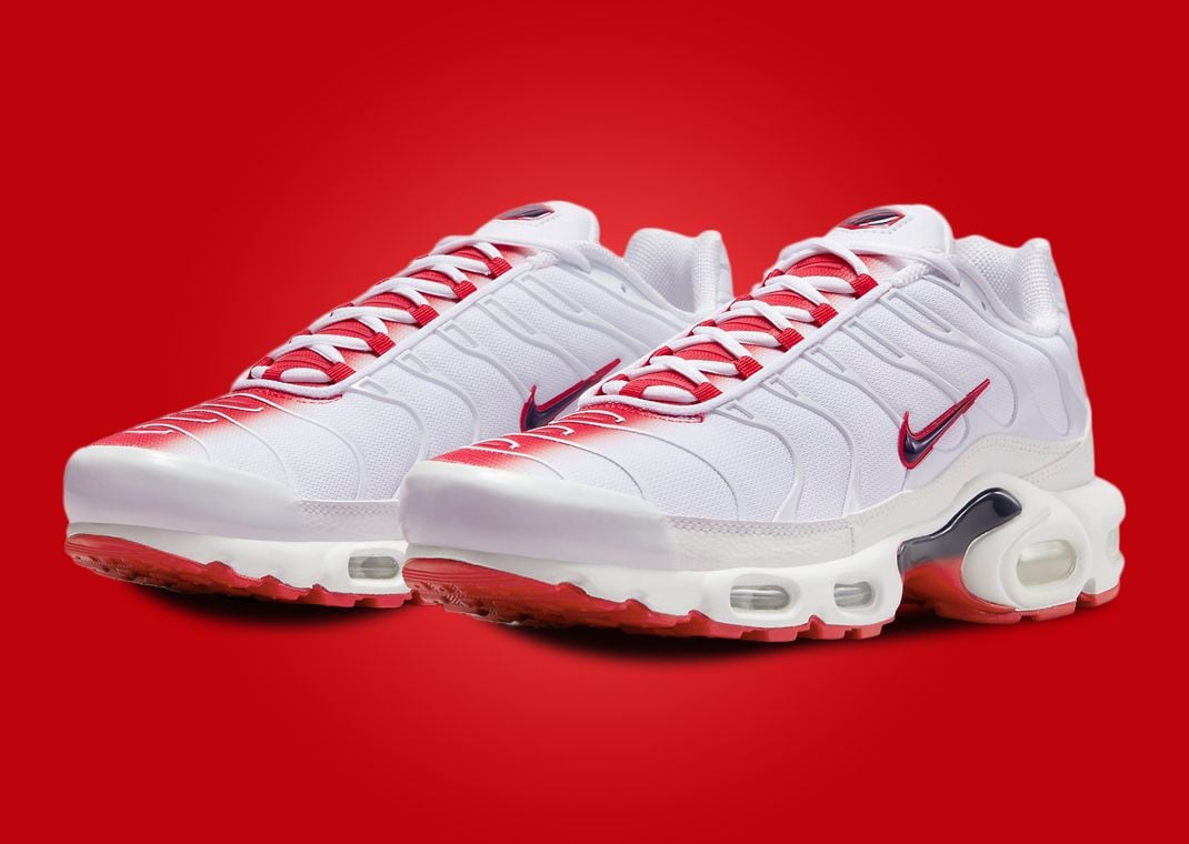 Nike Air Max Plus White Red Navy