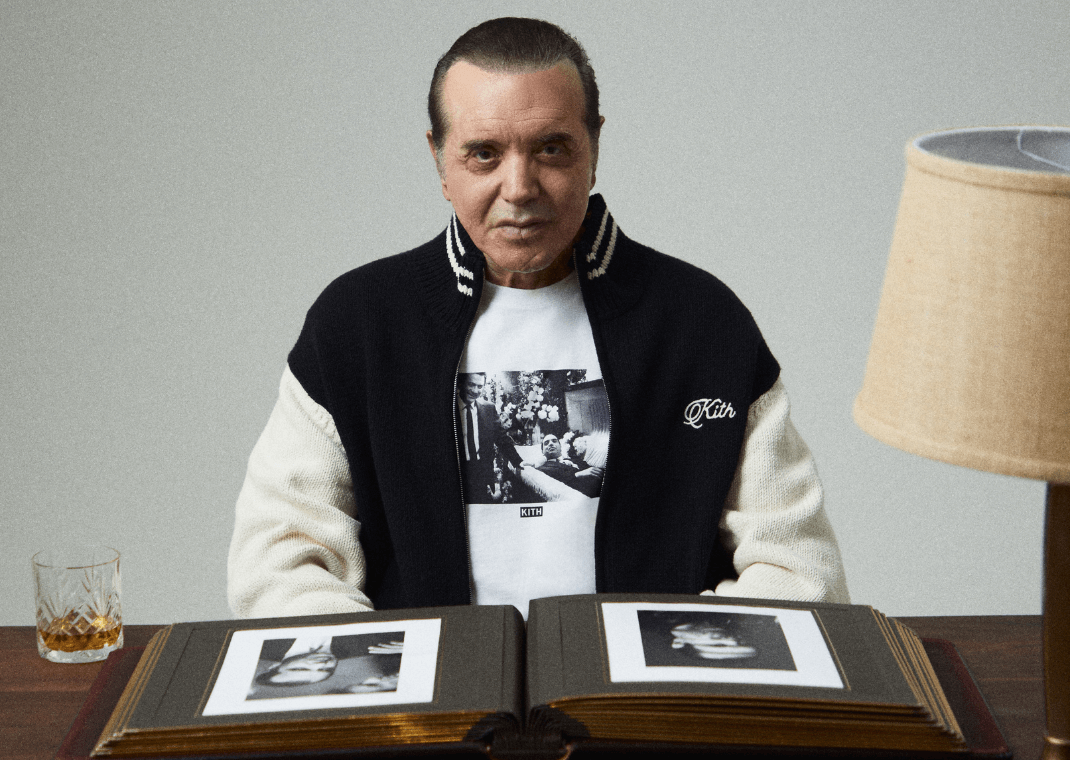 Chazz Palminteri Posing For The Kith x A Bronx Tale Collection
