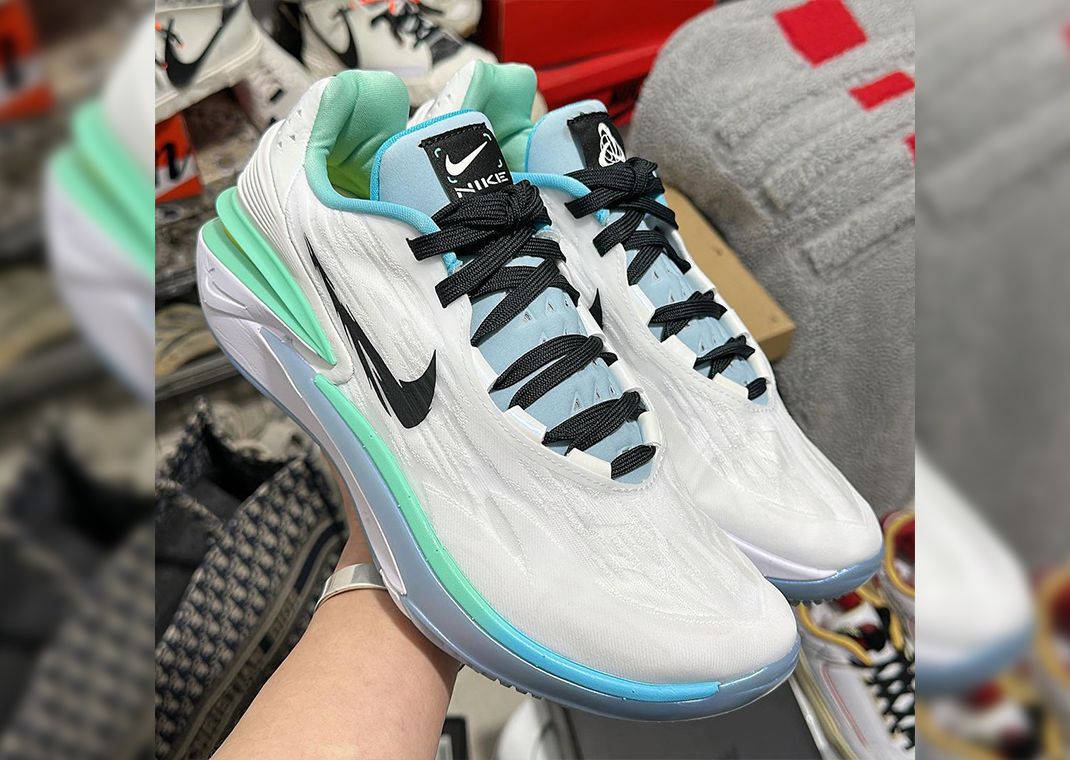 Nike Air Zoom GT Cut 2 White Black Ice Blue Lime Green