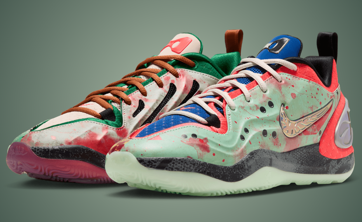 A’ja Wilson’s Spooky Season Nike A’Two Potion No. 22 Colorway is a Mismatched House of Horrors